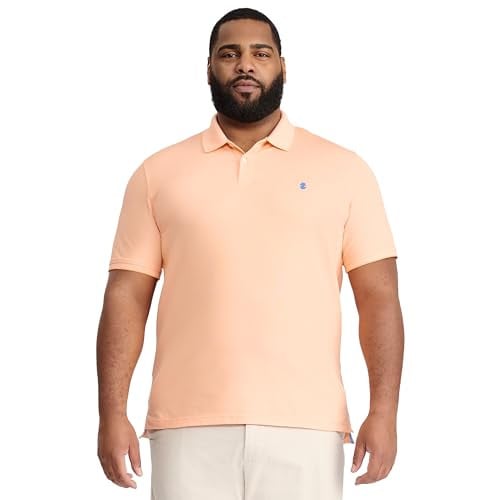 IZOD Men's Advantage Performance Short Sleeve Polo Shirt (Various Colors/Sizes L-6XL Big/Tall)