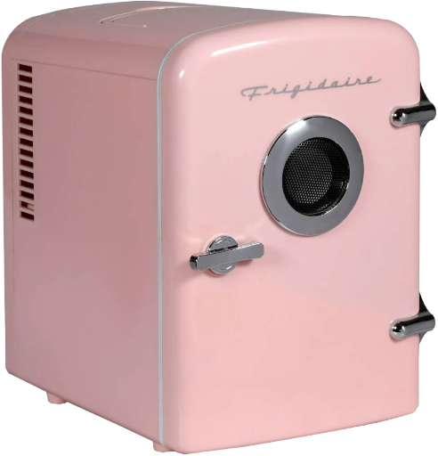 Frigidaire 6 Can Portable Retro Mini Cooler with Built-in Bluetooth Speaker Deal