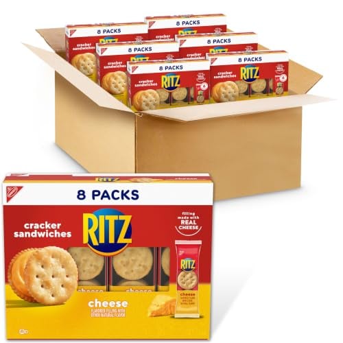 Ritz Cheese Sandwich Crackers Snack Packs 48-Pack Deal