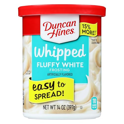 Duncan Hines Whipped Fluffy White Flavored Frosting 14-Oz