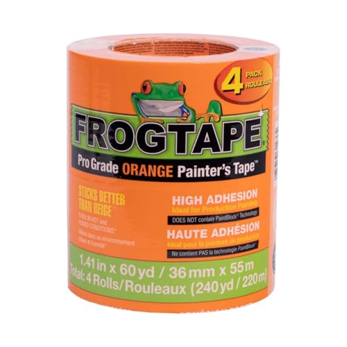 FrogTape ProGrade 1.41" x 60 yd High-Adhesion Painter's Tape 4-Pack Deal