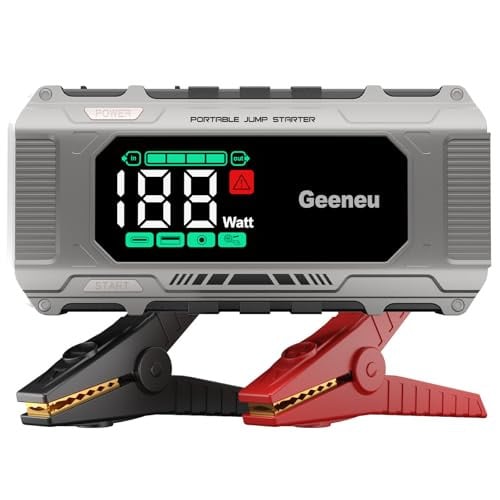 Geeneu 8000A Portable Car Battery Jump Starter w/ PD 65W Quick Charger & 150W DC Output Deal