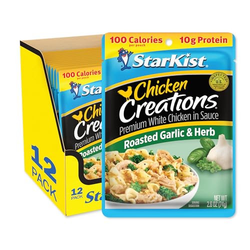 StarKist Chicken Creations Roasted Garlic & Herb 12-Pack 2.6-Oz