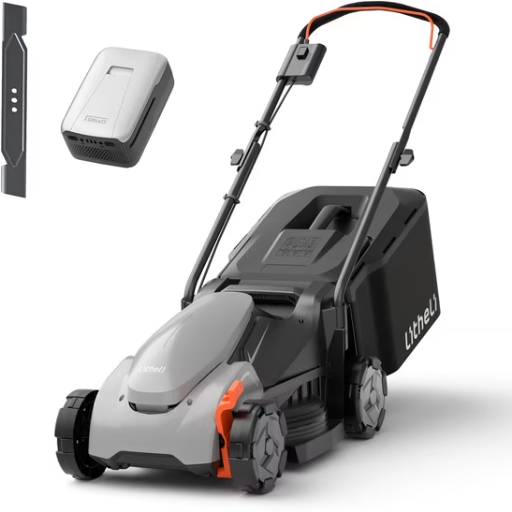 Litheli 20V 13" Cordless Lawn Mower with Brushless Motor 4.0Ah Battery Deal
