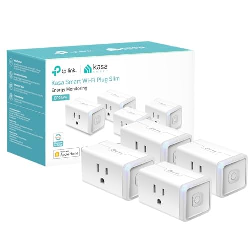 (Resale) TP-Link Kasa Energy-Monitoring Smart Plugs 4-Pack (Used Like New)