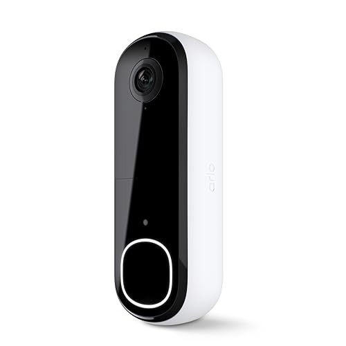 Arlo Battery/Wired Doorbell Smart Wi-Fi Video Doorbell 2K (2nd Generation; AVD4001)