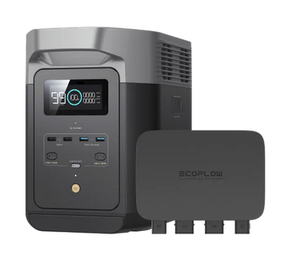 EcoFlow DELTA 2 Portable Power Station + 220W Portable Solar Panel
