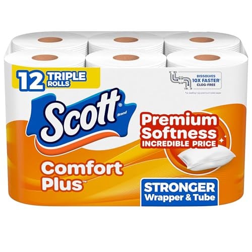 Scott ComfortPlus 1-Ply Toilet Paper Triple Rolls 12-Pack 231-Sheets Deal