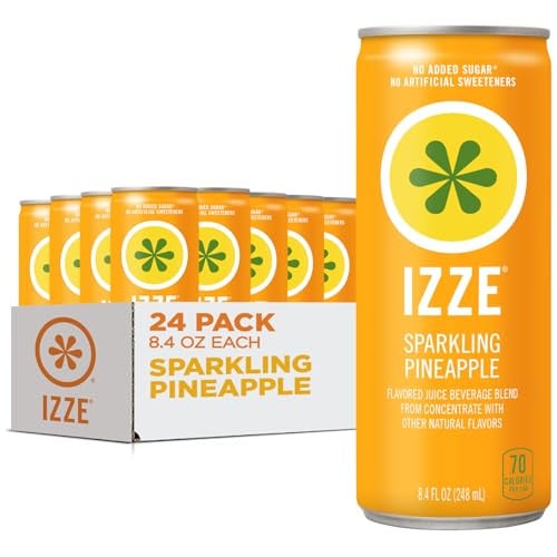 24-Pack 8.4-Oz IZZE Sparkling Water Juice Beverage Blend (Pineapple)