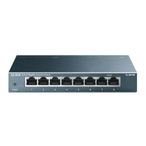 8-Port TP-Link Gigabit Unmanaged Ethernet Network Switch (TL-SG108) Deal