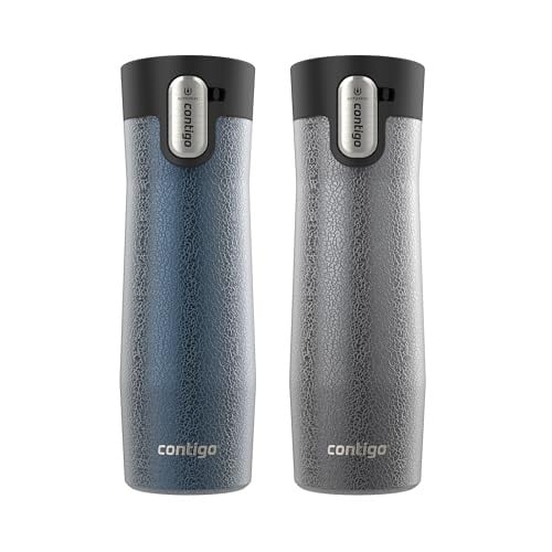Contigo AUTOSEAL West Loop 2-Pack 20 oz Vacuum Insulated Stainless Steel Leak Proof Travel Mug Deal