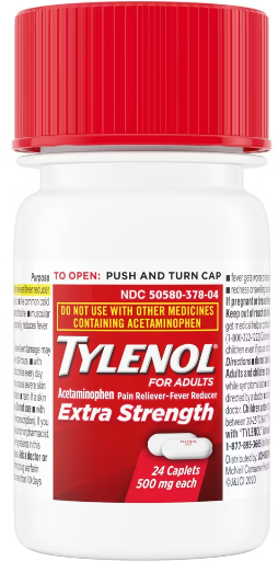 Tylenol Extra Strength Caplets 24-Count Deal