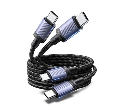 UGREEN 2-Pack 240W USB C to USB C Cable 3.3FT