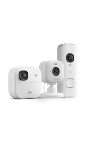 Blink Outdoor 2K+, Mini 2K+ & Battery Doorbell 2K+ Security Camera System w/ Sync Module Core (2 Cameras + Doorbell, White) Deal