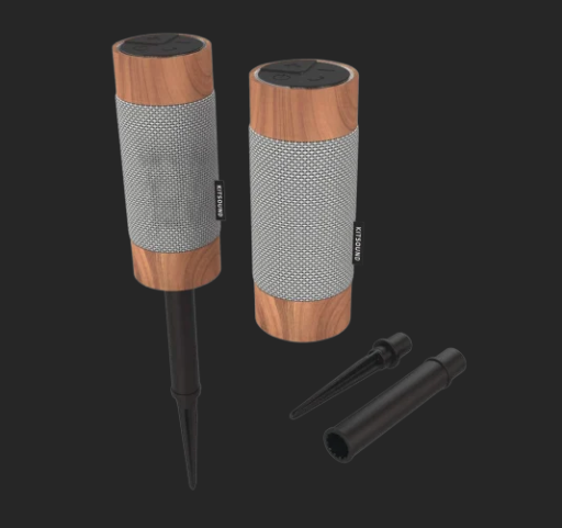 Kitsound Diggit2 Weatherproof Stereo Speakers 2-Pack