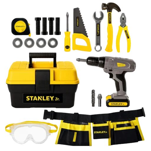 Stanley Jr. 21-Piece Kids Toolbox Set Deal