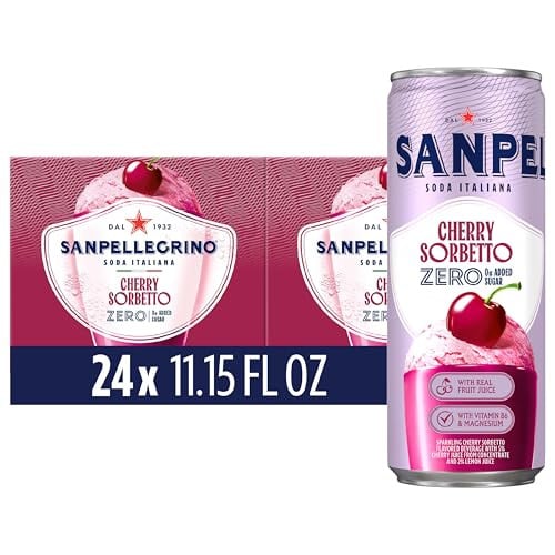 San Pellegrino Italian Sparkling Drink Cherry Sorbetto 2 x 24-Pack