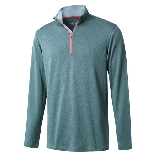 M MAELREG Men’s Dry Fit Quarter-Zip Golf Pullover Deal