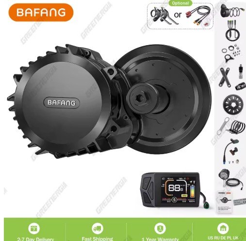 Bafang 48V 52V 1000W Mid Drive Motor BBSHD BBS03 eBike Kits BB 68/100/120mm