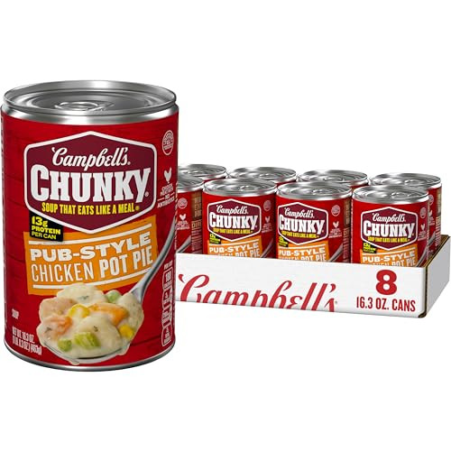 8 Pack of  Campbell's Chunky Soup (Pub-Style Chicken Pot Pie), 16.3 Oz.