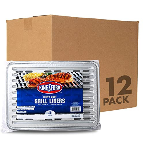 Kingsford Heavy Duty Aluminum Grill Liners 48 Count