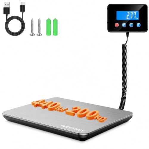 WESTHEY Shipping Scale 0.5oz-440lb Digital Postal Scale Deal