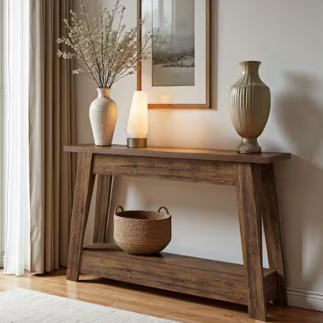 Turrella 41.3" Brown Rectangle Wood Console Table Deal