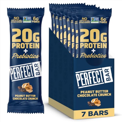 Perfect Bar Protein + Prebiotics Chocolate Peanut Butter Protein Bar 7 Count Deal