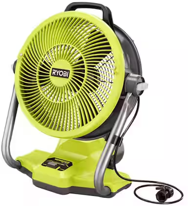 YMMV | RYOBI ONE+ 18V Cordless Hybrid WHISPER SERIES 12 in. Misting Air Cannon Fan Deal