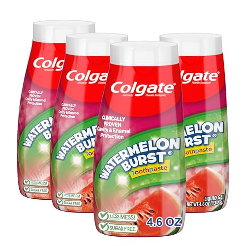 Colgate Anticavity Kids Toothpaste Watermelon Burst (3 X 4-Packs)