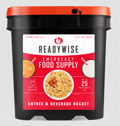 ReadyWise Emergency Food Supply 120 Serving Entree and Beverage