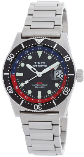 Timex Deepwater Reef Quartz Black Dial Men's Watch TW2W95300 Deal