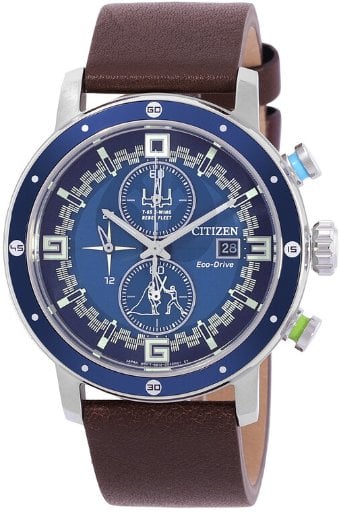 Citizen Luke Skywalker Chronograph Blue Dial Men's Watch Deal