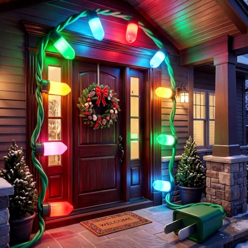 17' Christmas Giant Plug String Lights