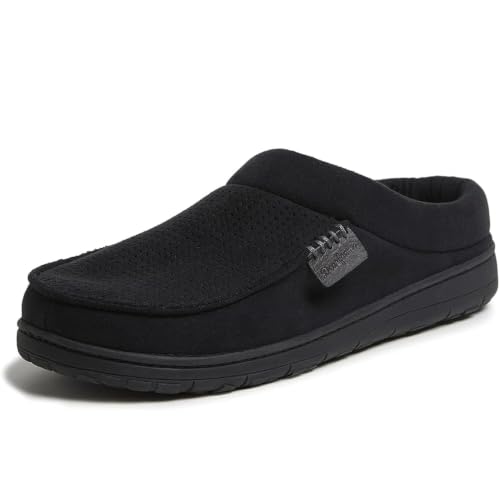Dearfoams Men’s Brendan Indoor/Outdoor Breathable Memory Foam Clog House Shoe Wide Widths Deal
