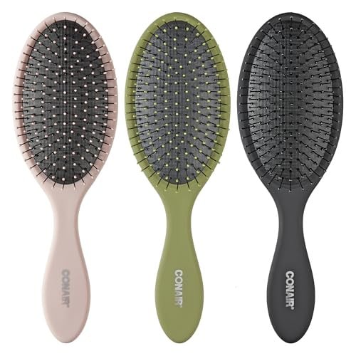 Conair Detangling Hair Brush Set 3-Pack