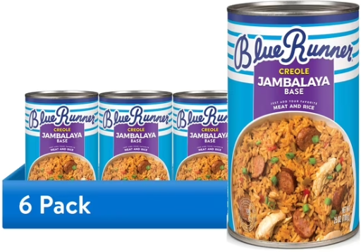 Blue Runner Foods Creole Jambalaya Base 25 oz Can 6-Pack