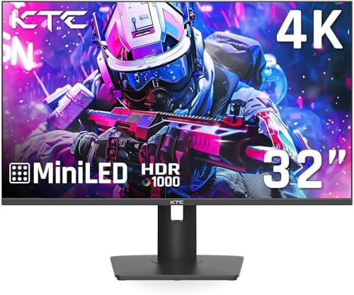 KTC 32 Inch 4K Mini LED Fast IPS HDR1000 144Hz 1ms MPRT Gaming Monitor