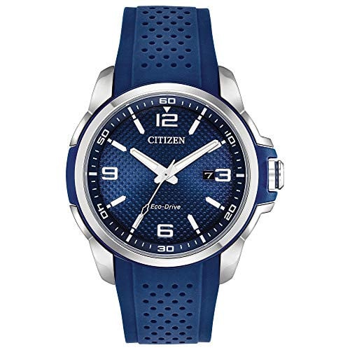 Citizen Men's Eco-Drive Weekender Watch Blue Polyurethane Strap Deal