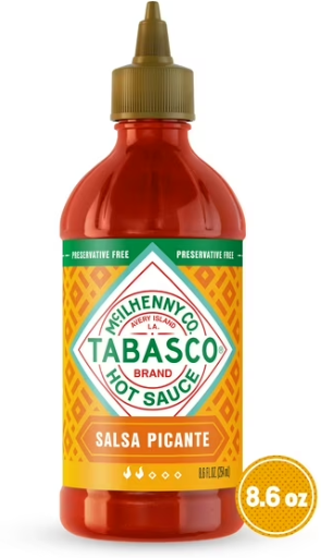 Tabasco Salsa Picante Hot Sauce 8.6 fl oz