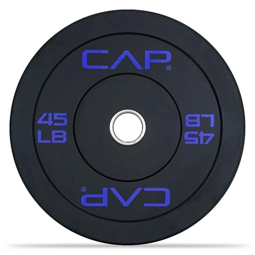cCAP 45lb Economy Olympic Bumper Plate, Single Deal