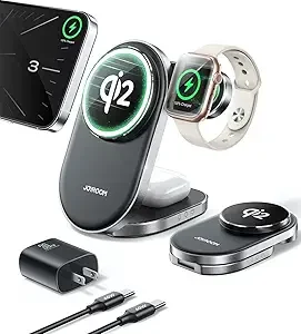 3-in-1 Wireless 15W Fast Magnetic Charging Station Deal