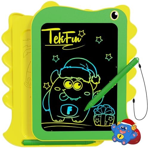 TEKFUN 8.5" LCD Writing Tablet for Kids w/ Stylus (Green Dinosaur) Deal