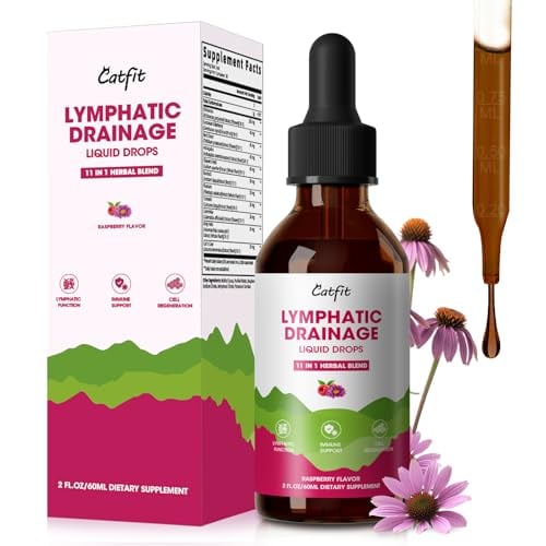 Catfit Lymphatic Drainage Herbal Supplement Drops 2-Oz Deal