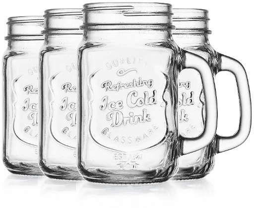 Home Essentials 4-Piece 15.25-Ounce Ice Cold Mug Set