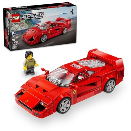318-Piece LEGO Speed Champions: Ferrari F40 (76934, 2024) Deal
