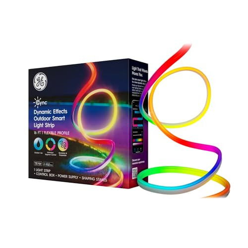 16-Foot Cync GE Dynamic Effects Waterproof Outdoor Smart LED Light Strip