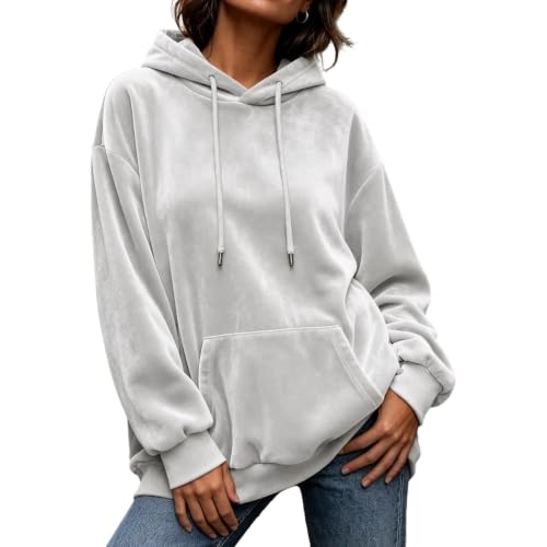 Fuzzy Pullover Hoodies with Pockets Deal