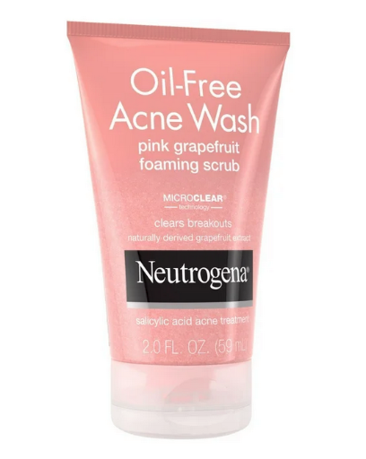 Neutrogena Oil-Free Pink Grapefruit Acne Wash Face Scrub 2 fl. oz