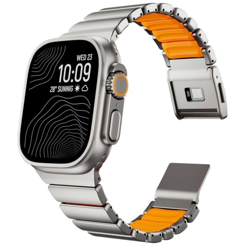 KADES Grade 2 Titanium/Silicone Apple Watch Ultra Band Deal